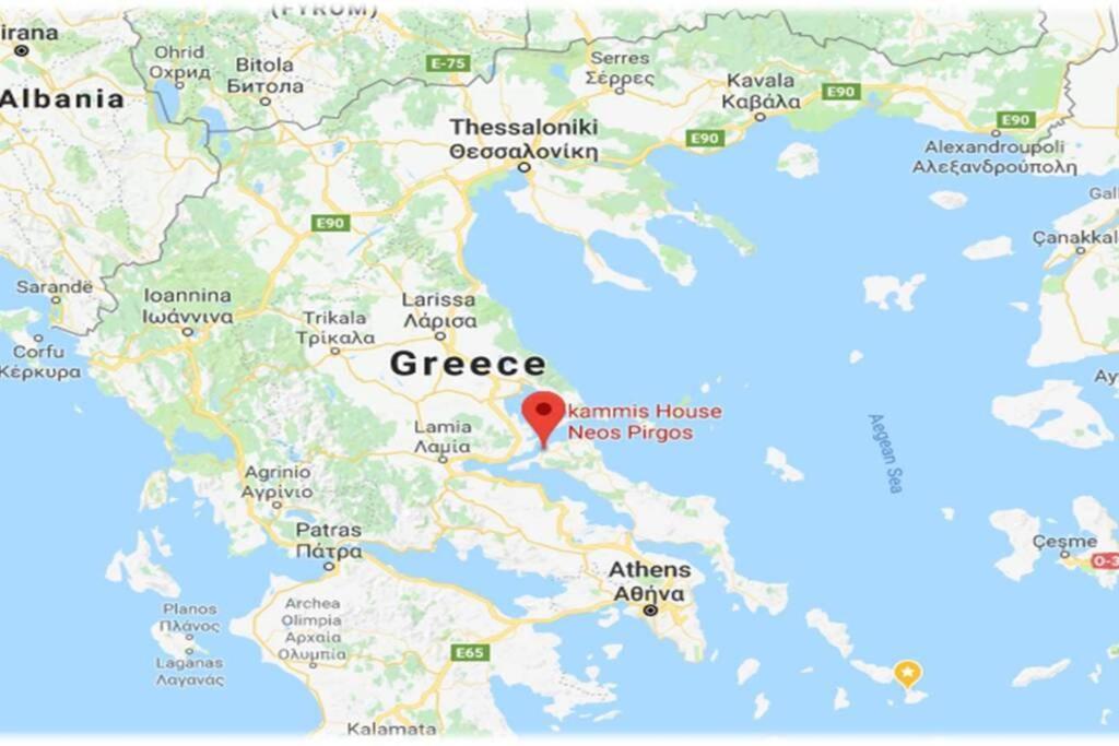 Amazing Sea View-Neos Pyrgos Beach -Evoia Greece Неос Пиргос Екстериор снимка