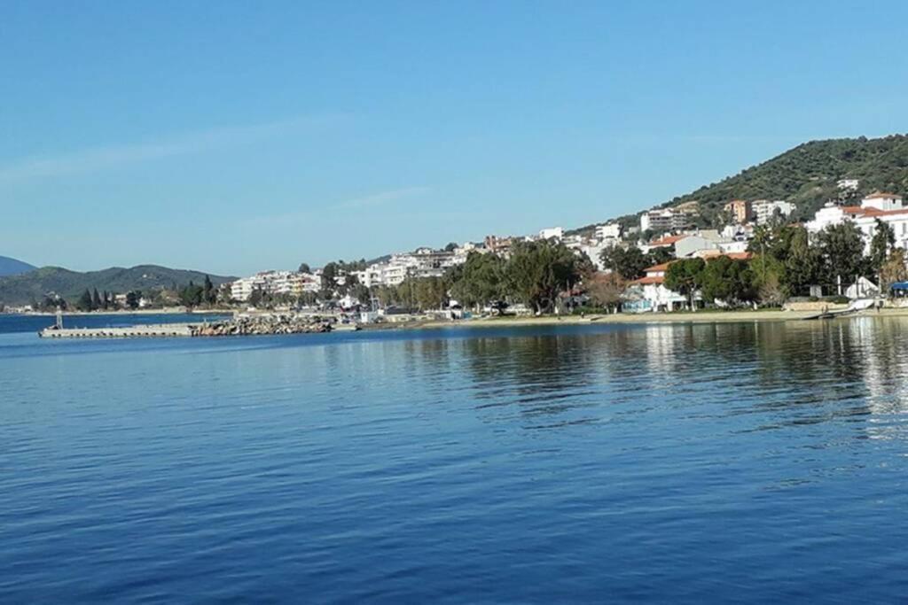 Amazing Sea View-Neos Pyrgos Beach -Evoia Greece Неос Пиргос Екстериор снимка